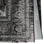 Vloerkleed Craft deluxe 50011 zwart vintage patroon