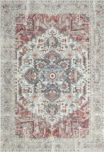 Laagpolig Vintage Vloerkleed Edessa 1302 Cream/Multi