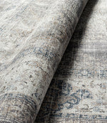Laagpolig Vintage Vloerkleed Edessa 1306 Grijs/Beige