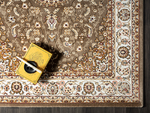 Laagpolig Vloerkleed Perzisch motief Beige
