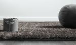 Hoogpolig Glanzend Vloerkleed Galaxy Antraciet