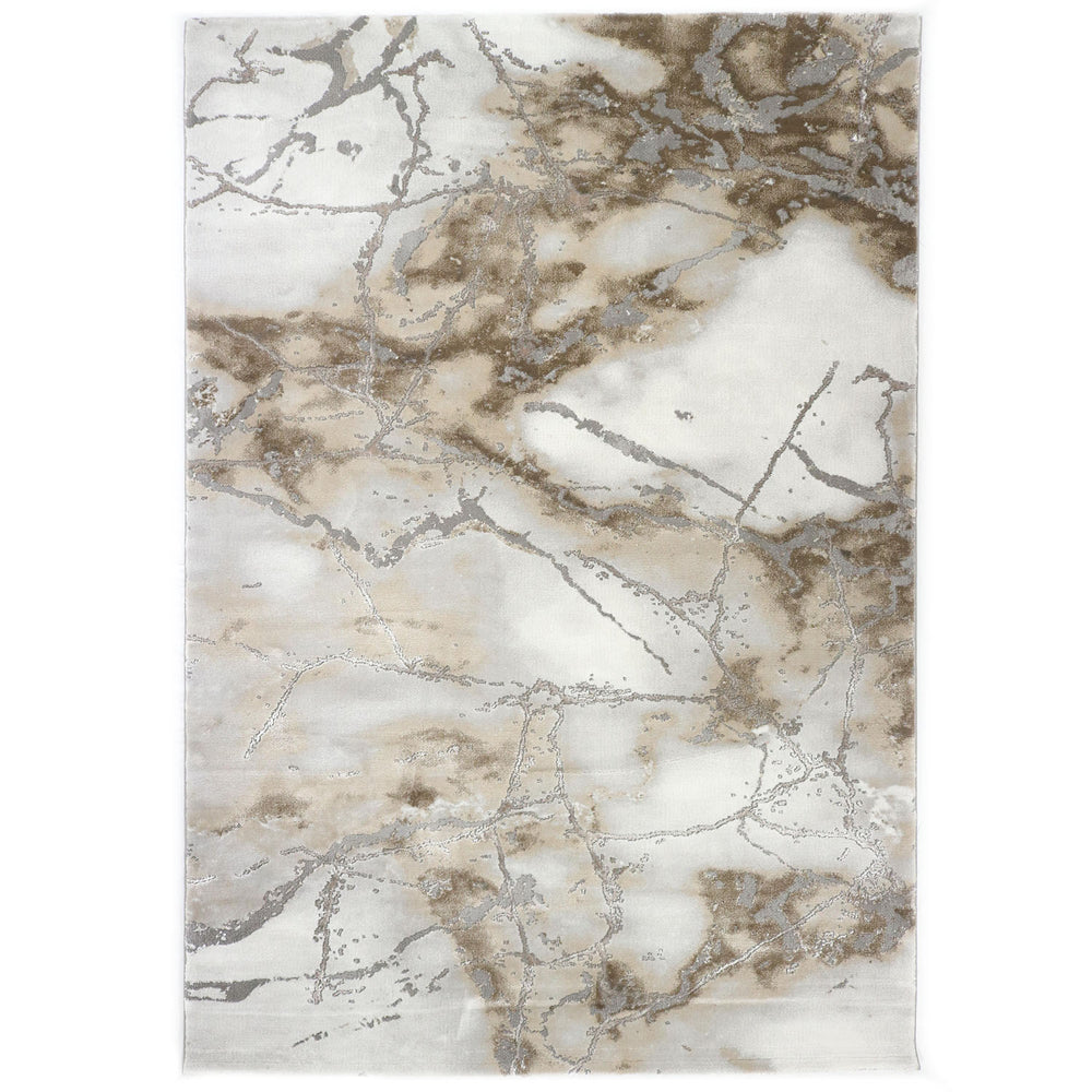 Vintage Vloerkleed - Marmer Look - Craft 23270 - Grijs-Beige
