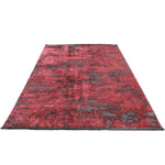 Laagpolig Vloerkleed Brooklyn Vintage Zwart-Rood