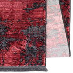 Laagpolig Vloerkleed Brooklyn Vintage Zwart-Rood