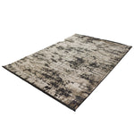 Laagpolig Vloerkleed Brooklyn Vintage Zwart-Beige