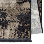 Laagpolig Vloerkleed Brooklyn Vintage Zwart-Beige