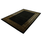 Neoklassieke Vloerkleed Craft Deluxe 23401 Zwart-Goud