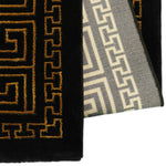 Neoklassieke Vloerkleed Craft Deluxe 23401 Zwart-Goud