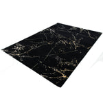 Vloerkleed  Marmer Look - 23438 - Zwart-Goud