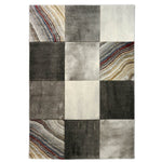 Vloerkleed Diamond Deluxe  Blokjes Design Goudkleur