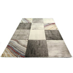 Vloerkleed Diamond Deluxe  Blokjes Design Goudkleur