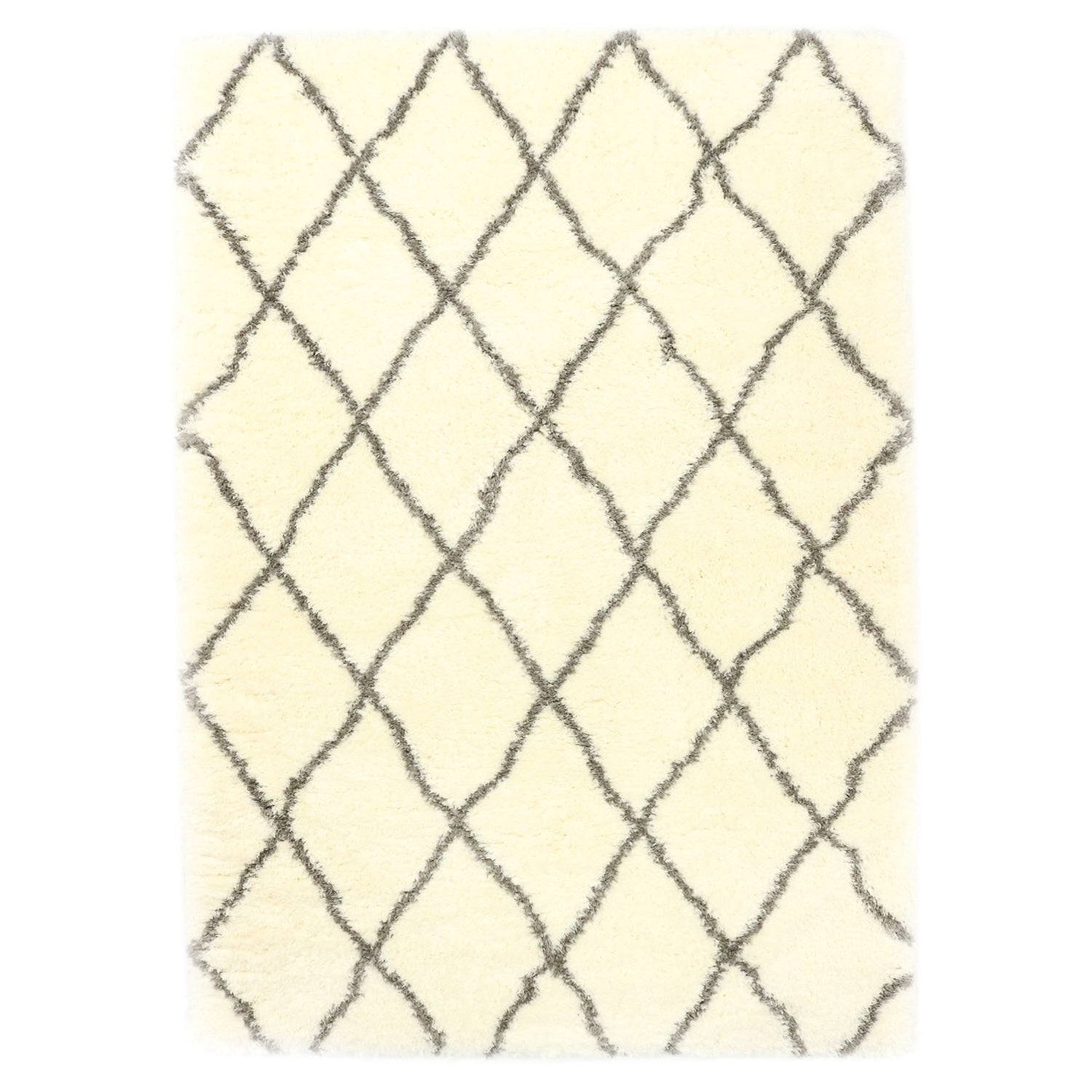Floki Moroccan - Berber Shaggy - Crème-Grijs
