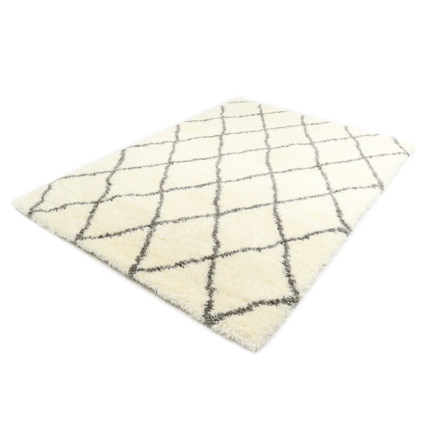 Floki Moroccan - Berber Shaggy - Crème-Grijs