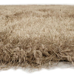 Hoogpolig Vloerkleed Met Glittergaren Beige
