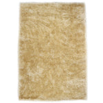 Hoogpolig Vloerkleed Goudkleur Met Glittergaren