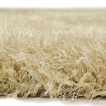 Hoogpolig Vloerkleed Goudkleur Met Glittergaren