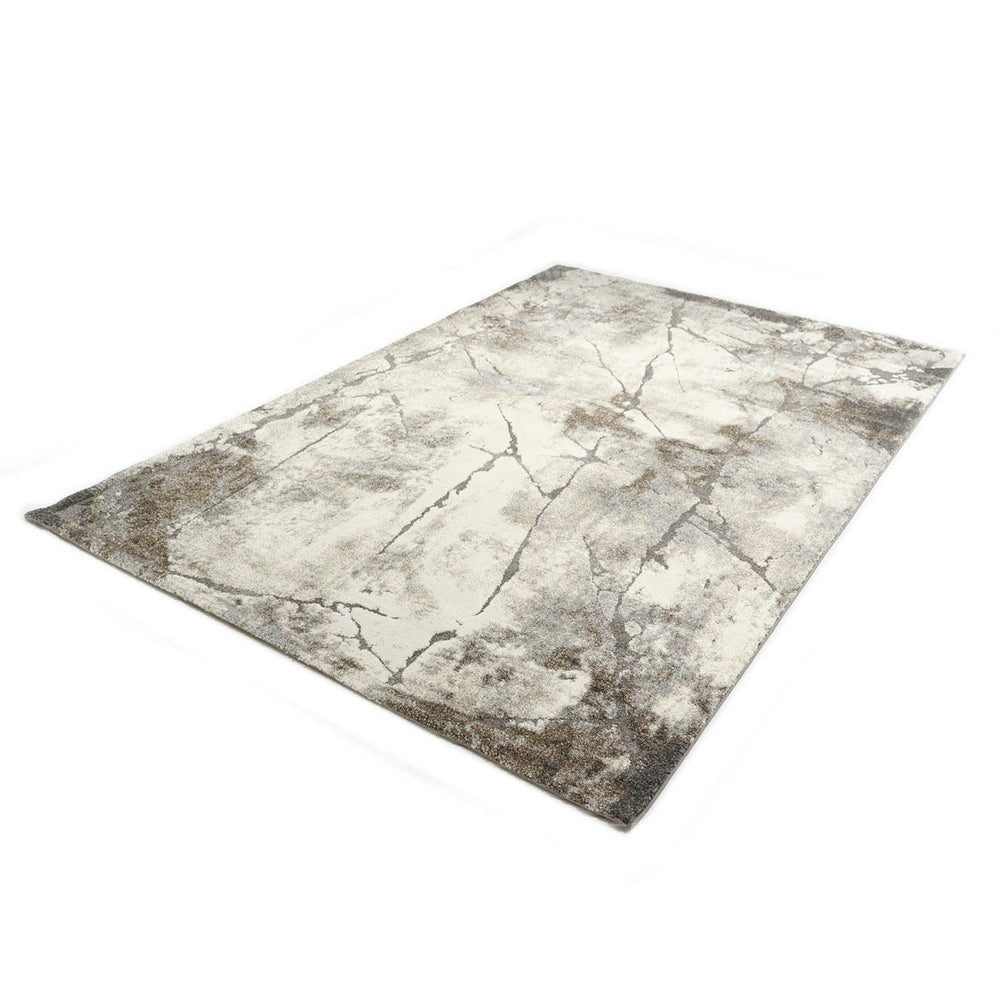 Marmer Design Vloerkleed - Ibiza 607-95 Earth - Grijs-Beige