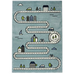 Vloerkleed Indigo Kids 22710-30 ijs blauw
