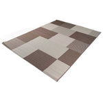 Vloerkleed Sisal Bruin Blokjes