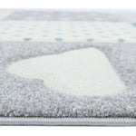 Kindervloerkleed Sterren en Wolken Blauw