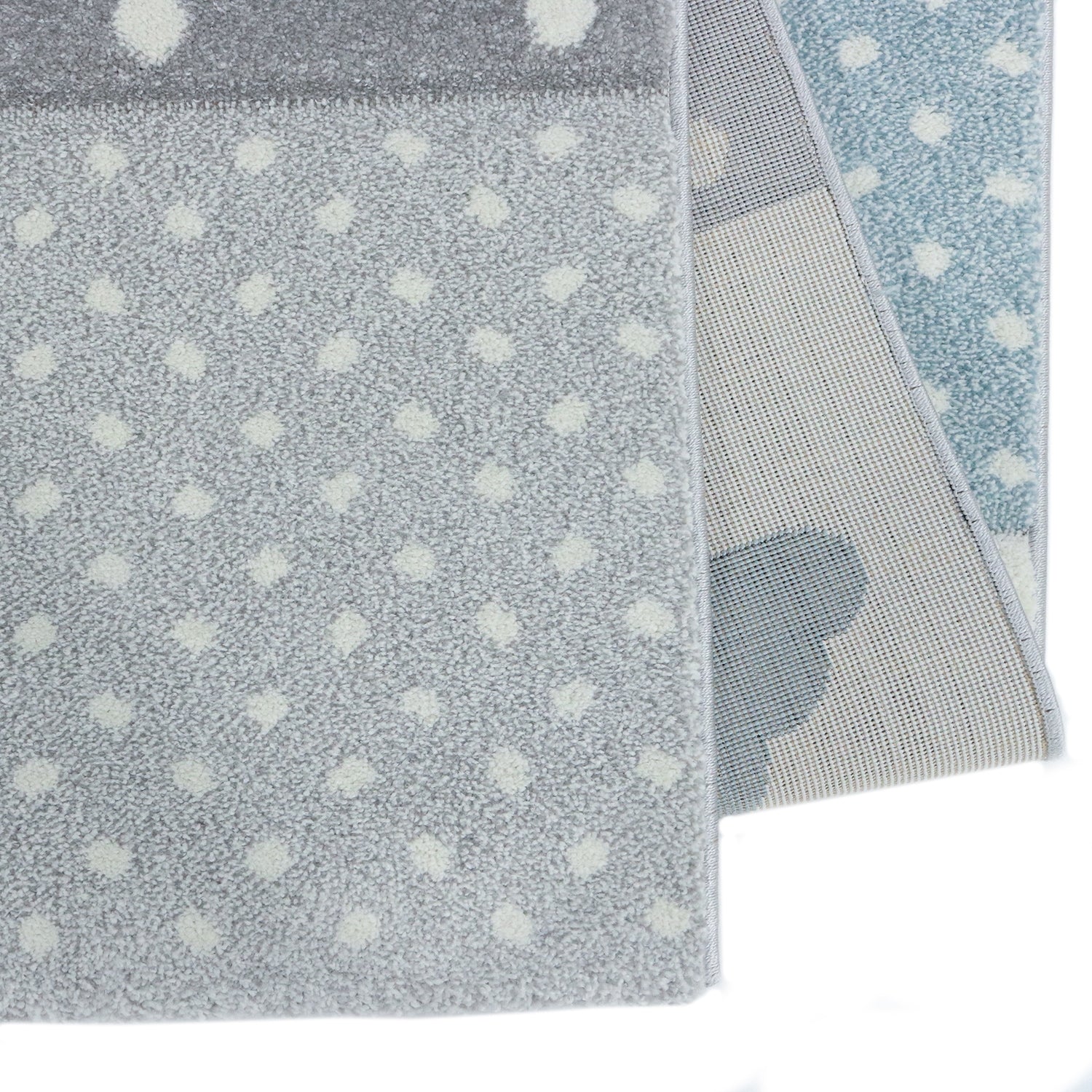 Kindervloerkleed Sterren en Wolken Blauw