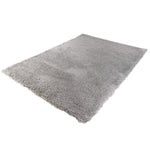 Hoogpolig Gerecycled Floki vloerkleed Grijs