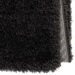 Hoogpolig Gerecycled Floki vloerkleed Antraciet