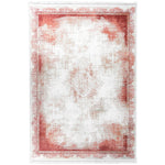 Vloerkleed Retro Acryl Klassiek Design - Rood