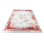 Vloerkleed Retro Acryl Klassiek Design - Rood
