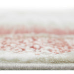 Vloerkleed Retro Acryl Klassiek Design - Rood