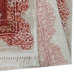 Vloerkleed Retro Acryl Klassiek Design - Rood
