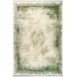 Vloerkleed Retro Acryl Klassiek Design - Groen