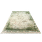 Vloerkleed Retro Acryl Klassiek Design - Groen