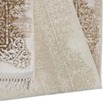 Vloerkleed Retro Acryl Klassiek Design - Bruin