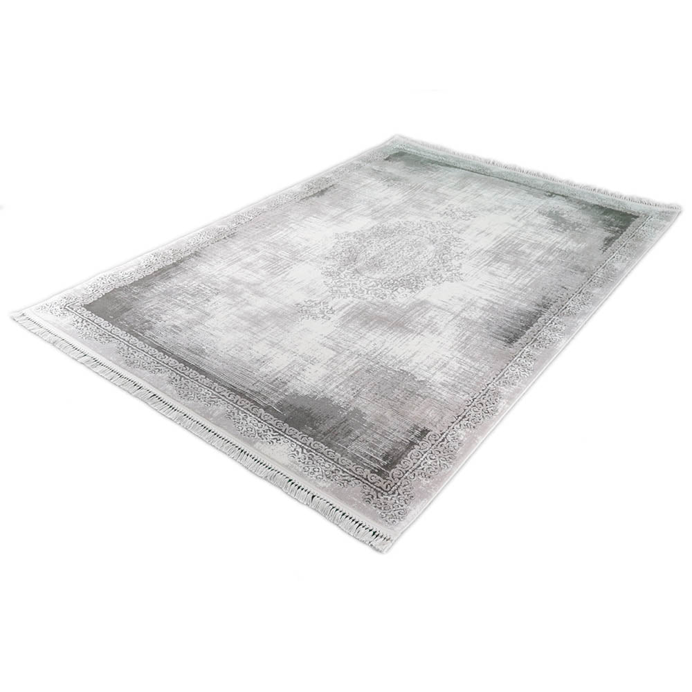 Vloerkleed Retro Acryl Klassiek Design - Grijs