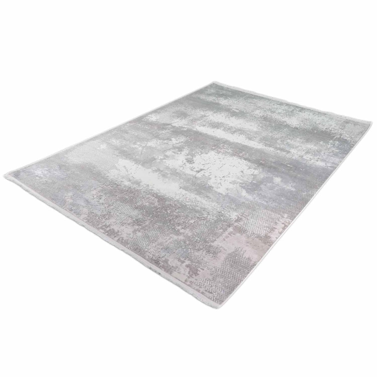 Viscose Vloerkleed - Retro - Trasor - Grijs-